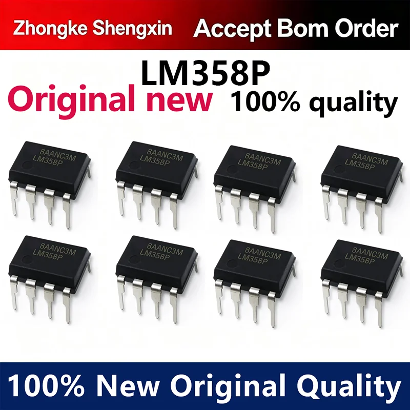 （5pcs-100pcs）LM358P LM 358P LM35 8P  Brand new original