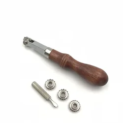 3mm 4mm 5mm Hole Spacing Leather Tool Stainless Steel Wheel Punches Stitching Punch Tool Wheel Leather Craft Tools