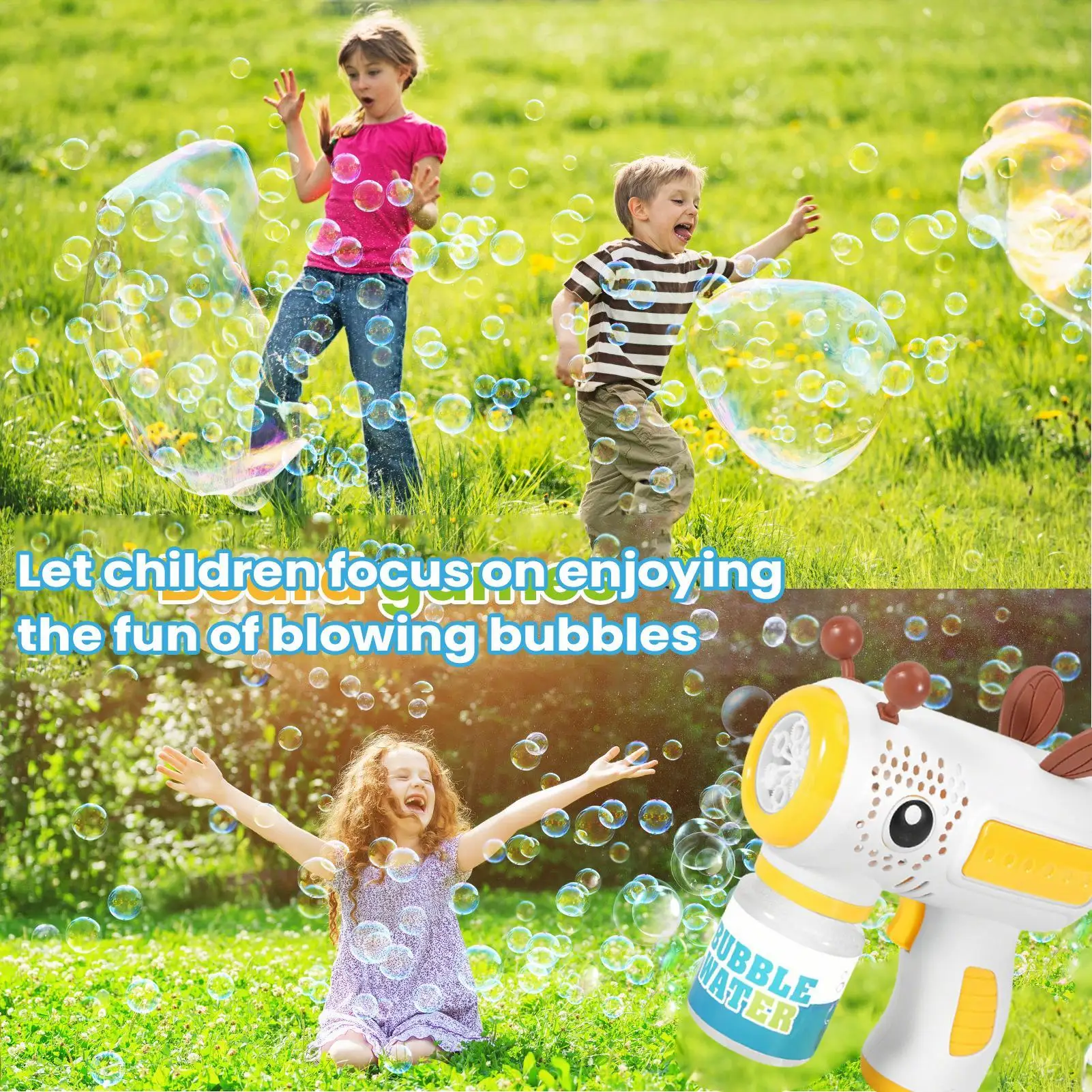 Blase Maschine Cartoon Biene Design Sommer Spielzeug Automatische Blase Spielzeug Für Party Geburtstag Hochzeit Halloween Spielen Im Freien Hinterhof