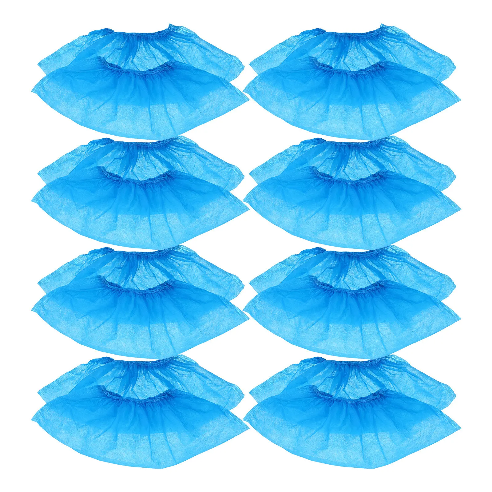100Pcs Thick Disposable Shoe Covers Non-Woven Breathable Elastic Opening for Home Indoor Use Dentists Gardeners Builders