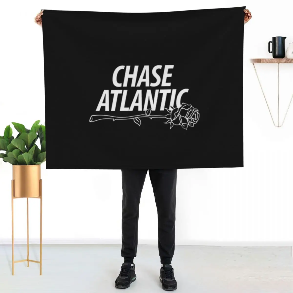 CHASE ATLANTIC ROSE LOGO Throw Blanket Bed covers Luxury St Soft Plaid Shaggy manga Cute Plaid Blankets