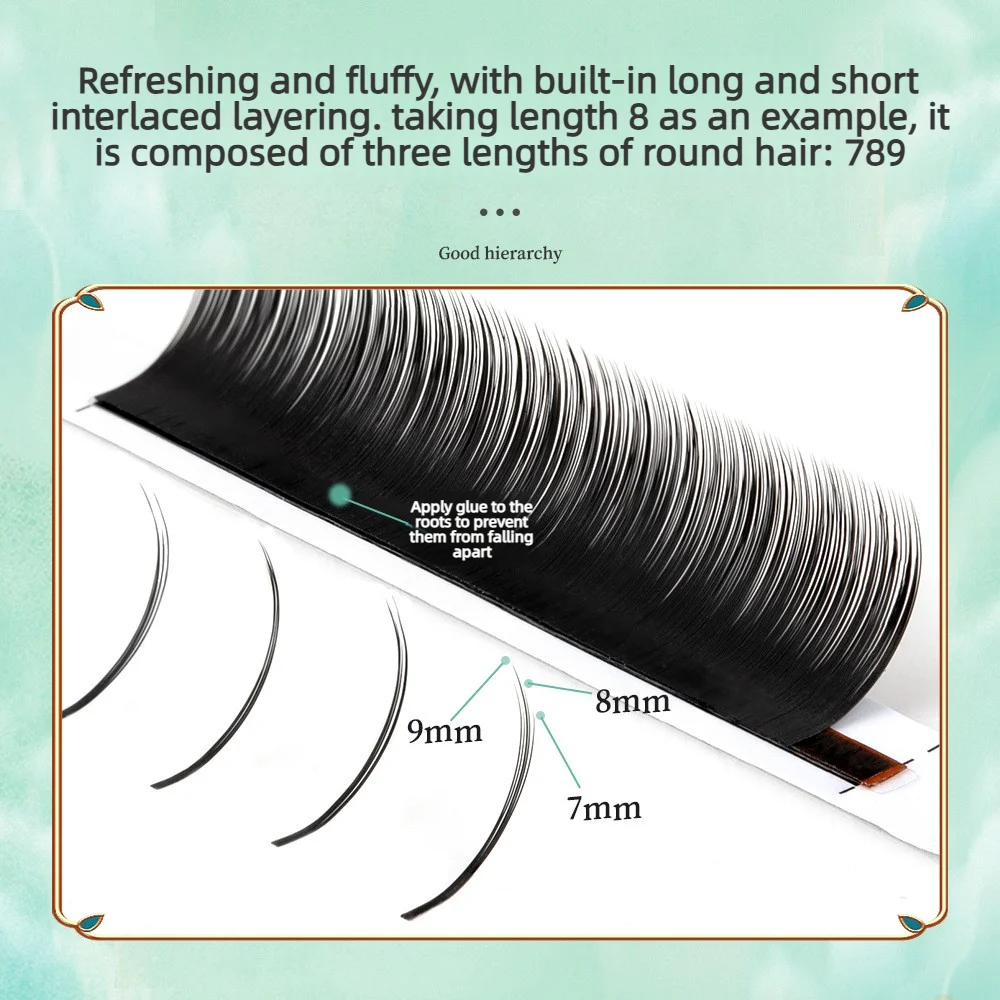 ขนตาปลอมอนิเมะ คาเมลเลีย นุ่ม  - Eyelash Extension Anime Style บทวิจารณ์และราคา