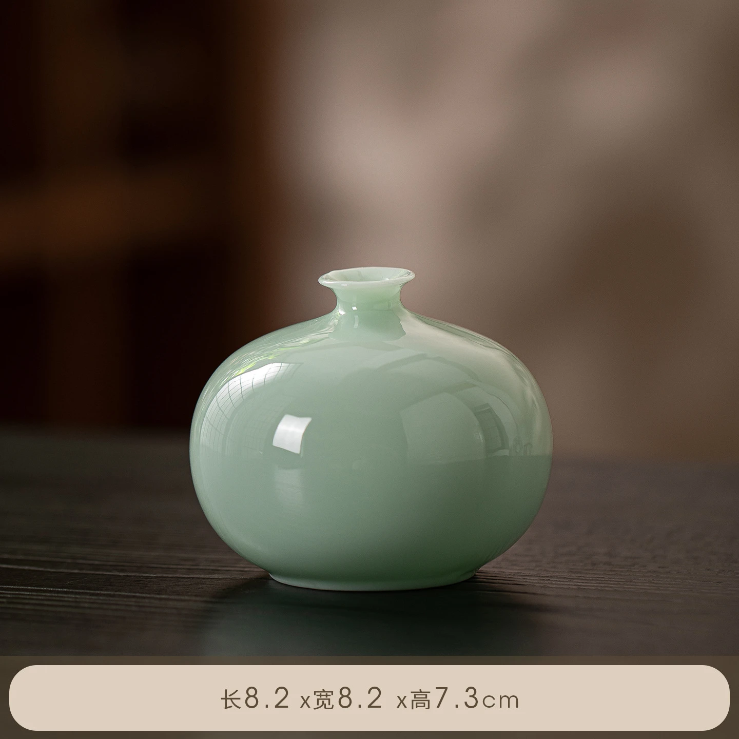 Unpolished Jade Pomegranate Flower Vase, Porcelain Home Entrance Tea Table Decor, Dried Flower Arrangement, Hydroponic Vessel