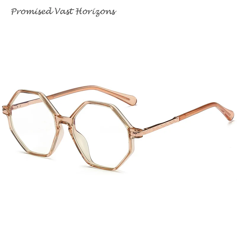 TR прозрачные синие розовые семисторонние детские очки с блокировкой синего света, модные подростковые очки для близорукости, оптовая продажа