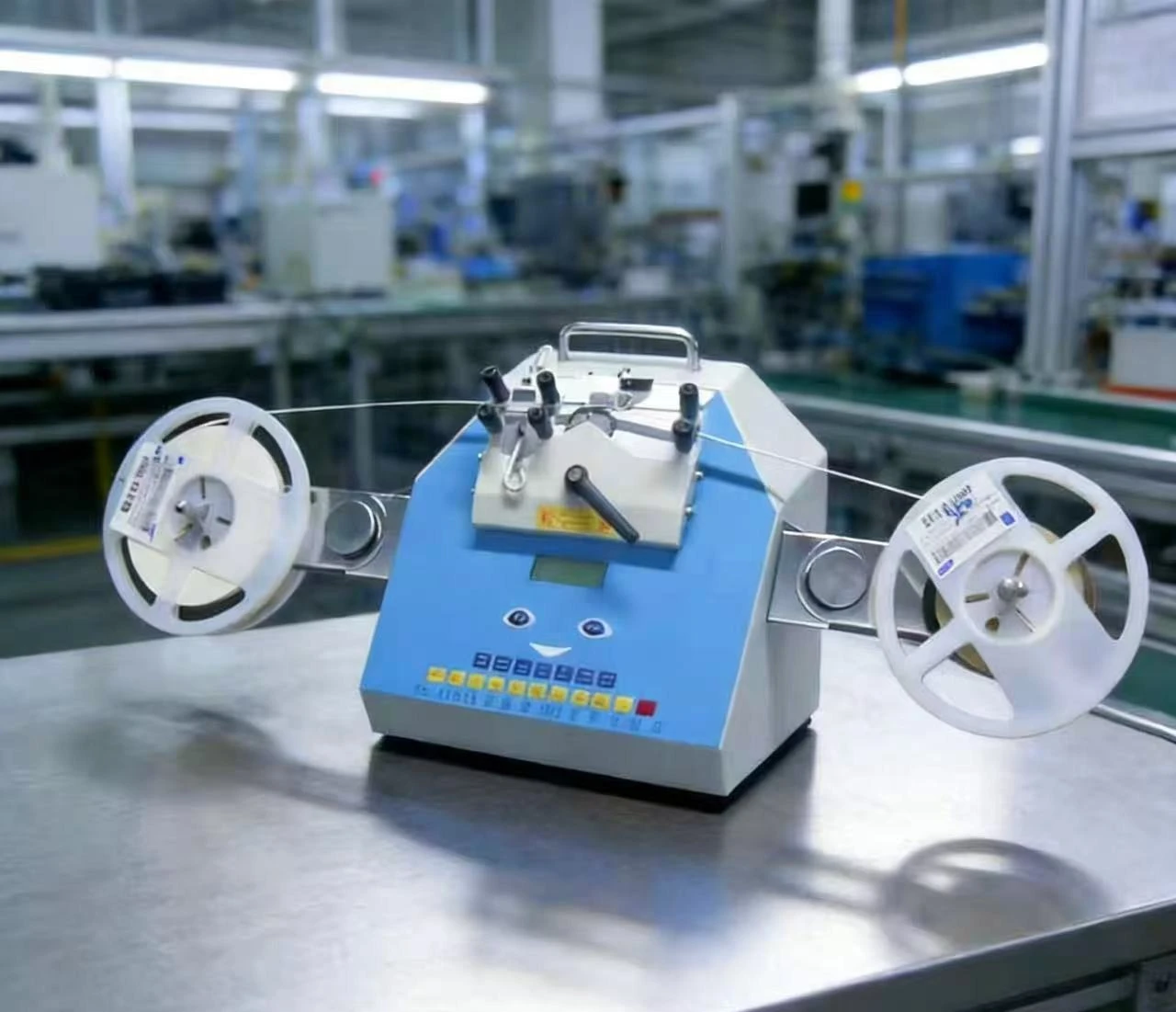 

Parts counter, fully automatic part counter microcomputer for surface-mount electronic materials