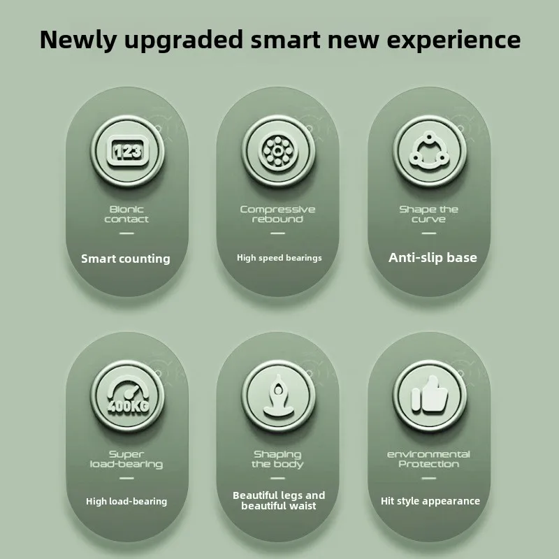 Équipement de fitness à domicile, perte de poids, comptage intelligent, antidérapant, chargement silencieux, plateau tournant de torsion de taille