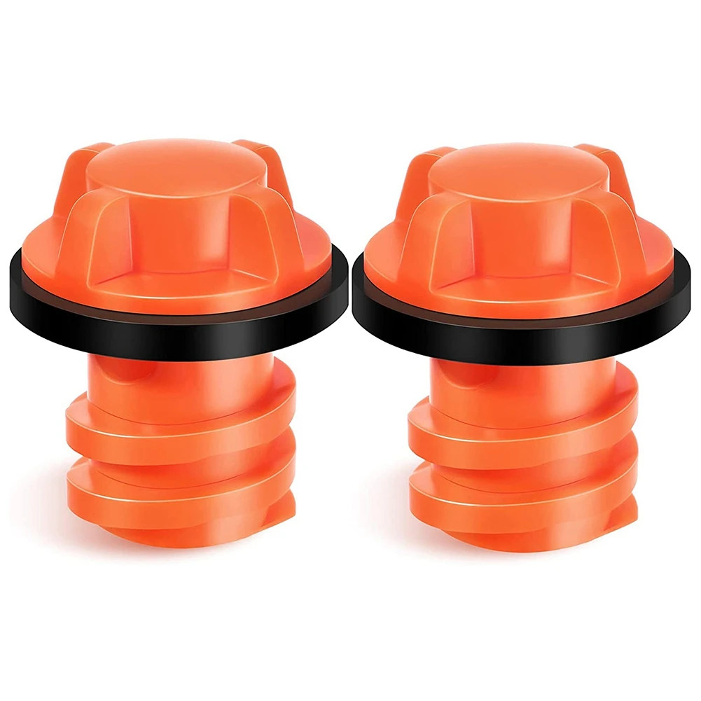 AB09 Cooler Drain Plugs Replacement Compatible with Most Rotomolded Coolers,Small Drain Plugs with Leak-Proof Design 2Pcs