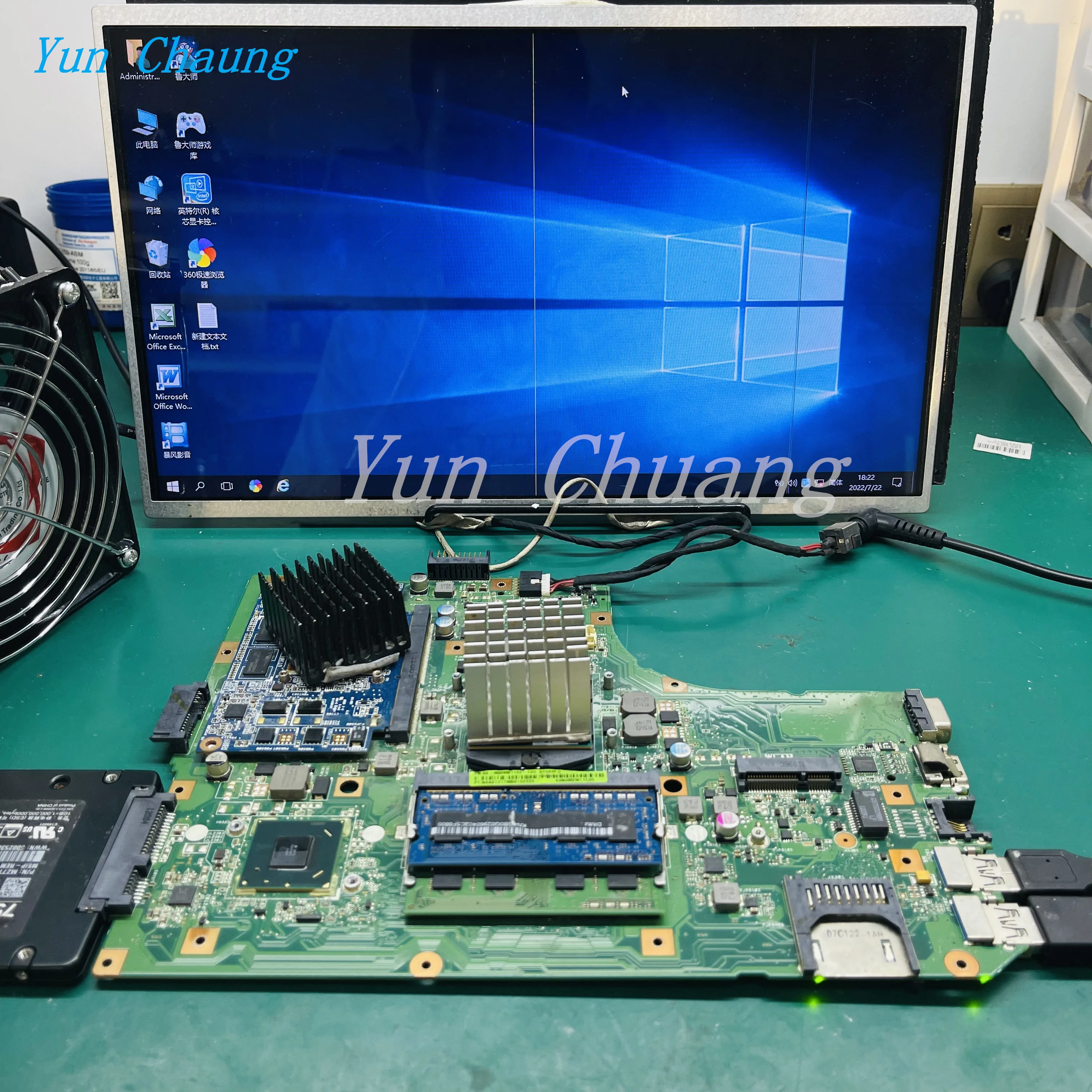 Imagem -02 - Rev: 2.2 2.0 Placa-mãe do Portátil é Apropriado para Asus K55vm K55vj A55v Placa-mãe Original 100 Teste ok K55vj K55vm