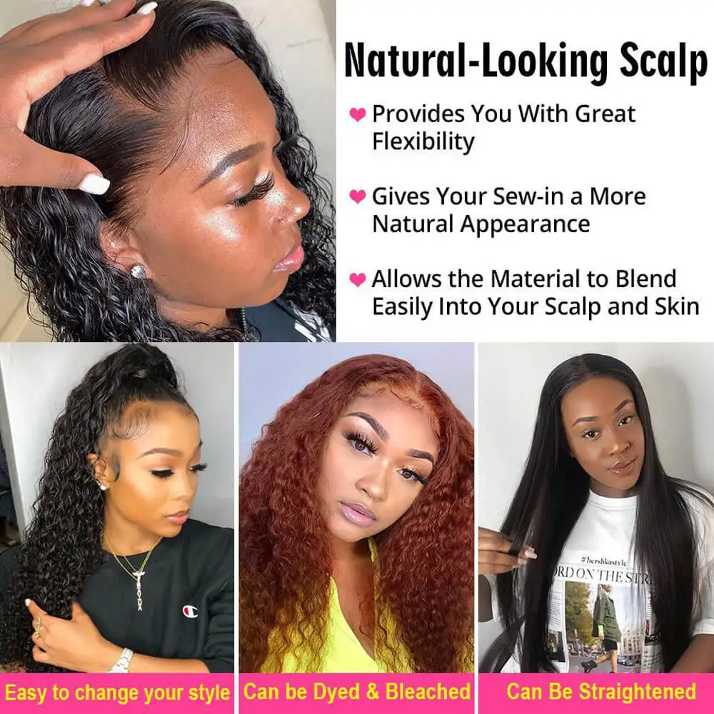 Straight Human Hair Lace Frontal Wig for Women 13x6 Swiss Lace Frontal Wigs Human Hair Pre-Plucked Hairline 13x4 Human Hair Wigs