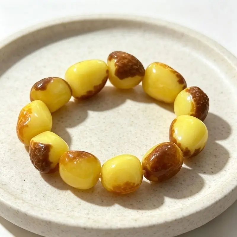 Exquisite and Casual Second-generation Beeswax Single-circle Bracelet, Personalized Versatile, Unisex Jewelry Handicrafts