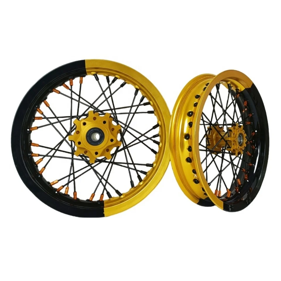 

16/17/18/19/21 Inch 36H Alloy Motocross Wheels Sur Ron Lbx surron Light Bee X Supermoto Wheel Set