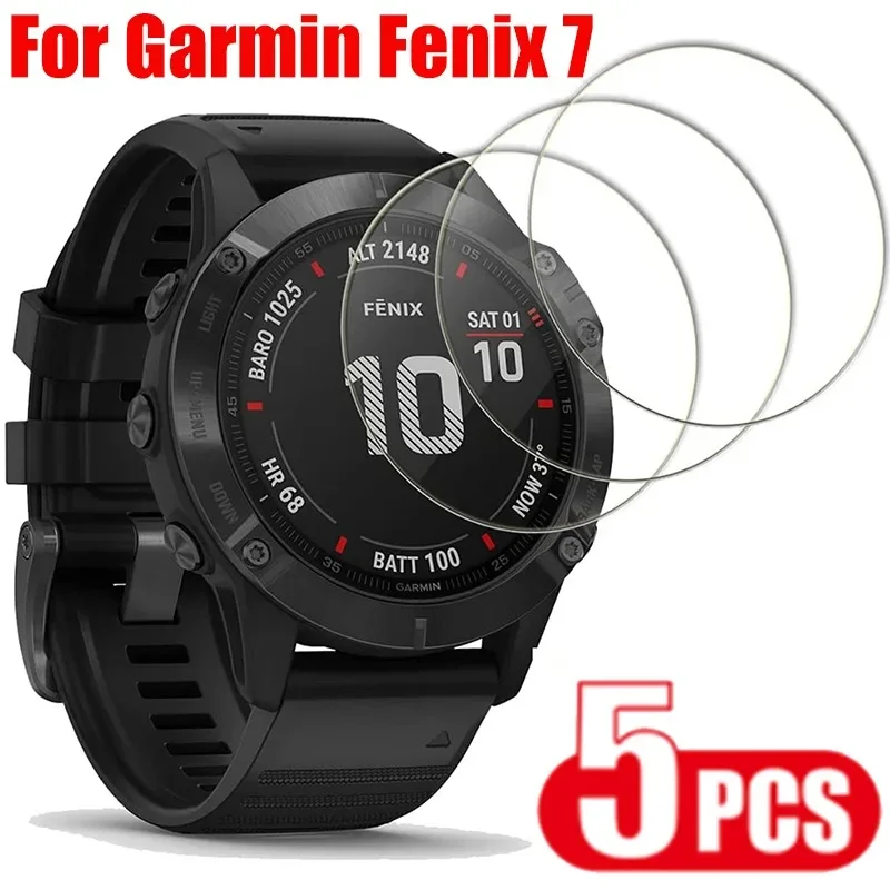 1-5Pcs High Quality Tempered Glass for Garmin Fenix 7Pro 7X Pro 7S Pro Smartwatch HD Screen Protector Explosion-Proof Cover Film