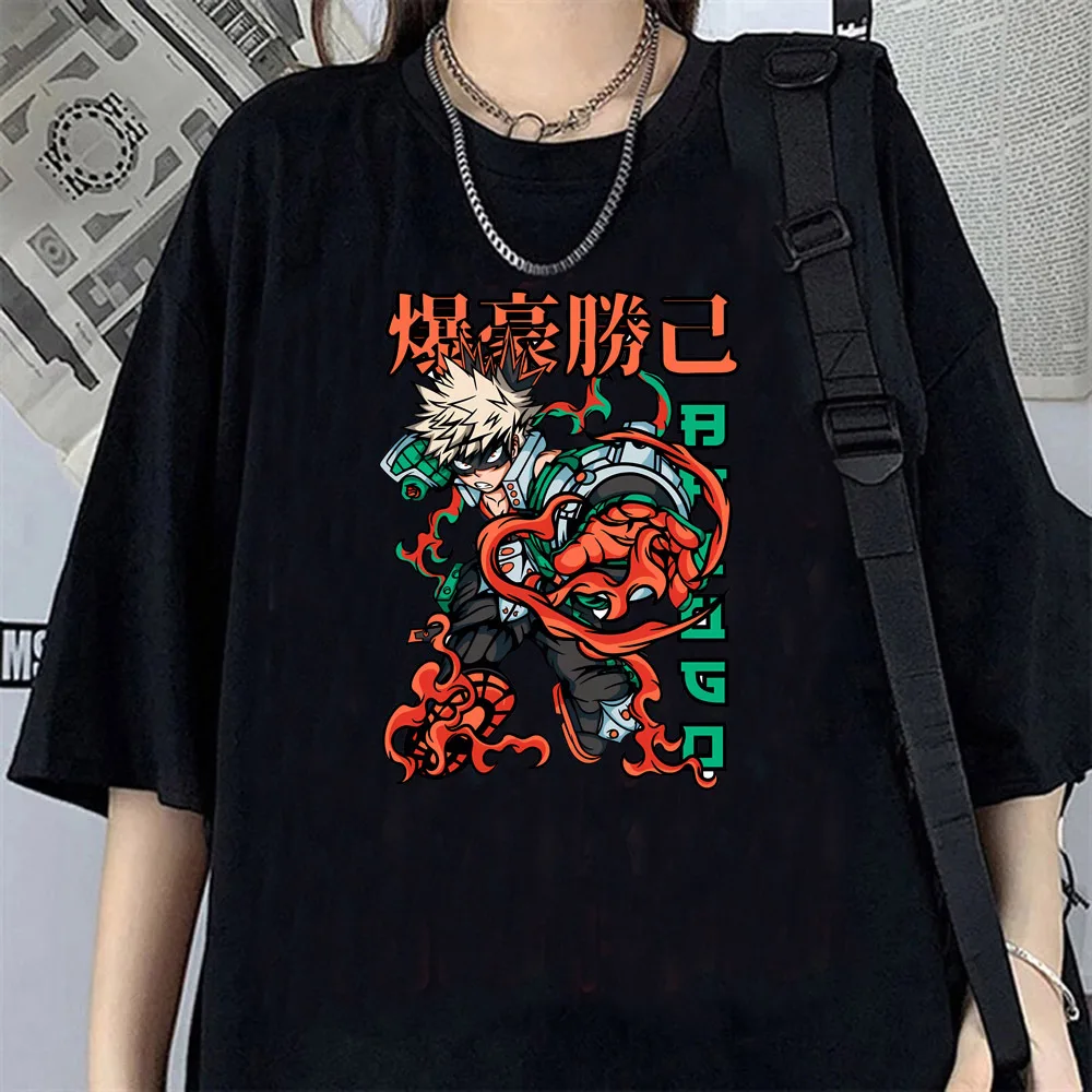 My Hero Academia t-shirt female harajuku  aesthetic women kawaii korean clothes tshirt Pastel Pop Culture 2000s Retro Y2k