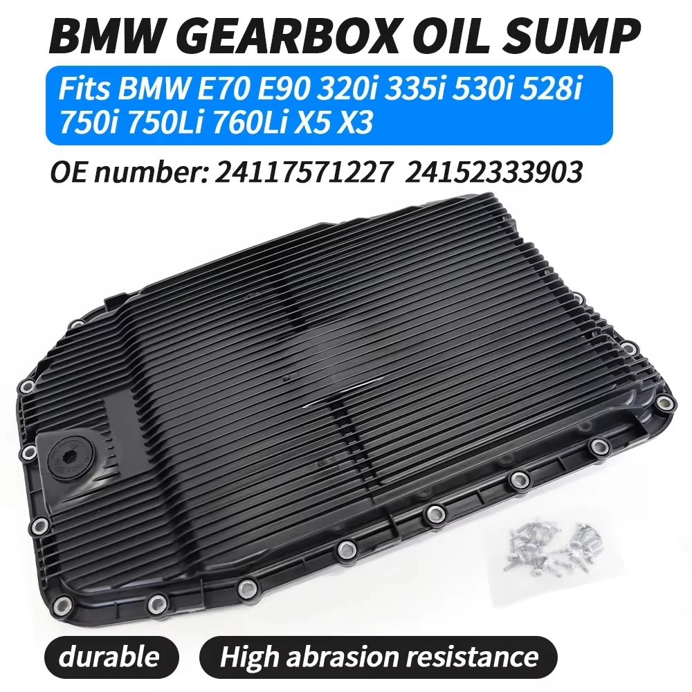 

Car Transmission Oil Pan For BMW 3 5 6 7 Series 24117571227 24152333903 Automatic Gearbox