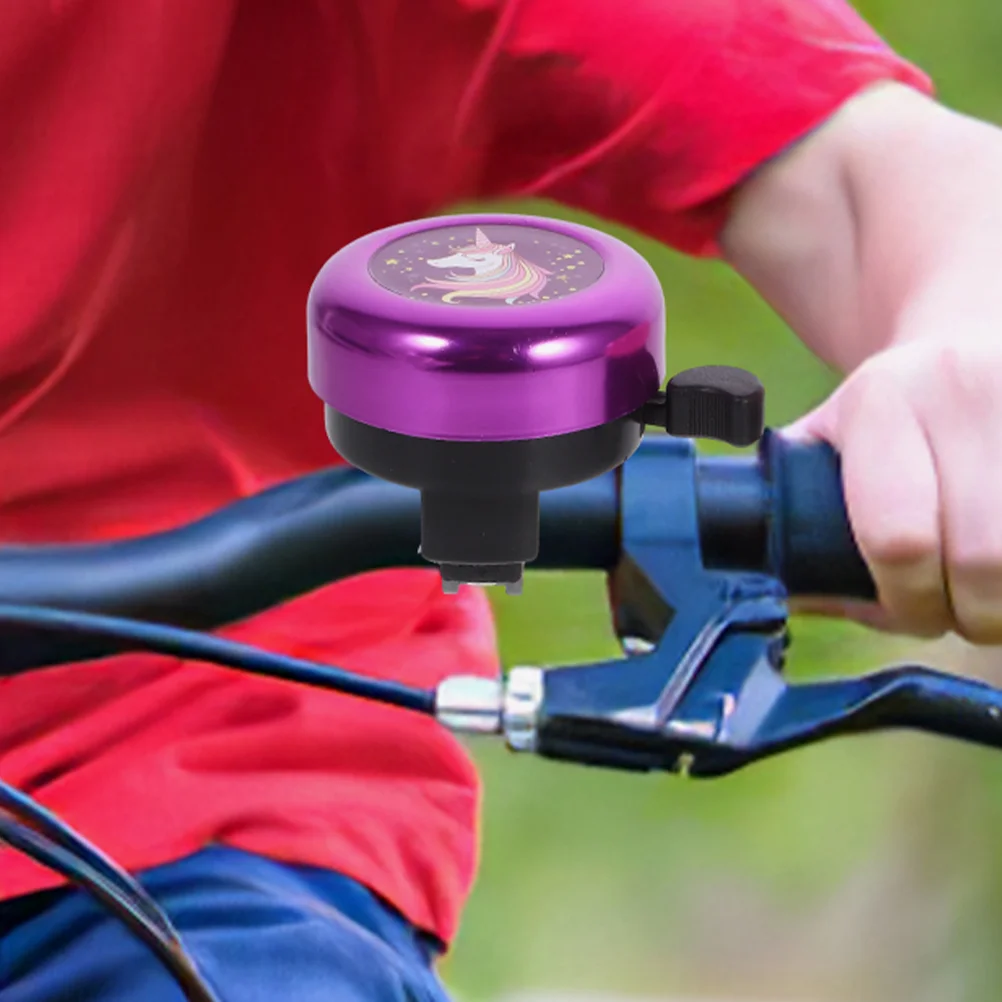 Campana de bicicleta de 2 piezas para niños y niñas, accesorios de bicicleta de unicornio, Scooter de Pp para hombres y adultos