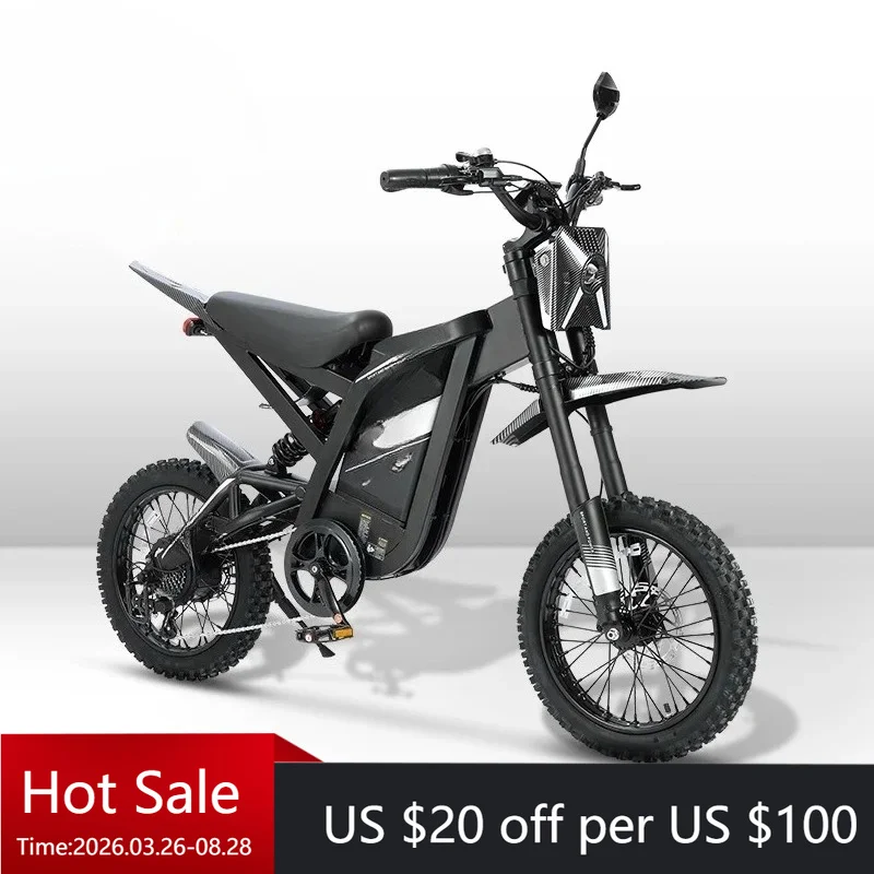 

TcBR Stock Disc Brake Wide Tire Electric Bike 16 Inch Road Electric Bike 48V 750W 20AH Lithium Battery Urban Mountain Electric B