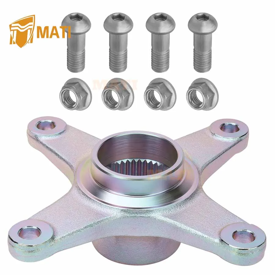 M MATI Rear Axle Sprocket Mount Hub Collar Holder Kit for Yamaha YFZ450R 2009-2024 YFZ450X 2010-2011 18P-25386-00-00