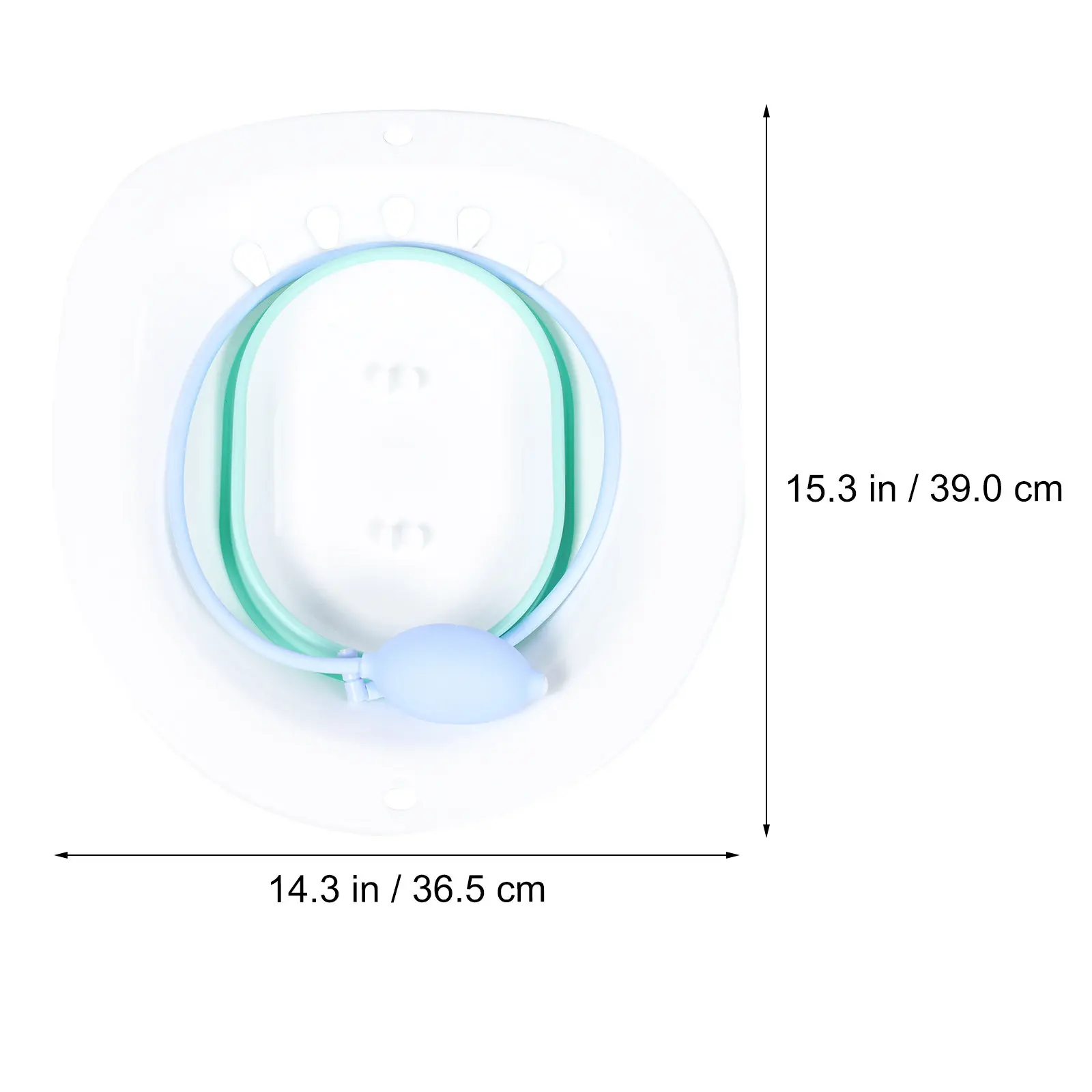 1Set Folding Sitz Bath Portable Bidet Basin for Pregnant Women Postpartum Care Hemorrhoid Relief Non-Squatting Wash