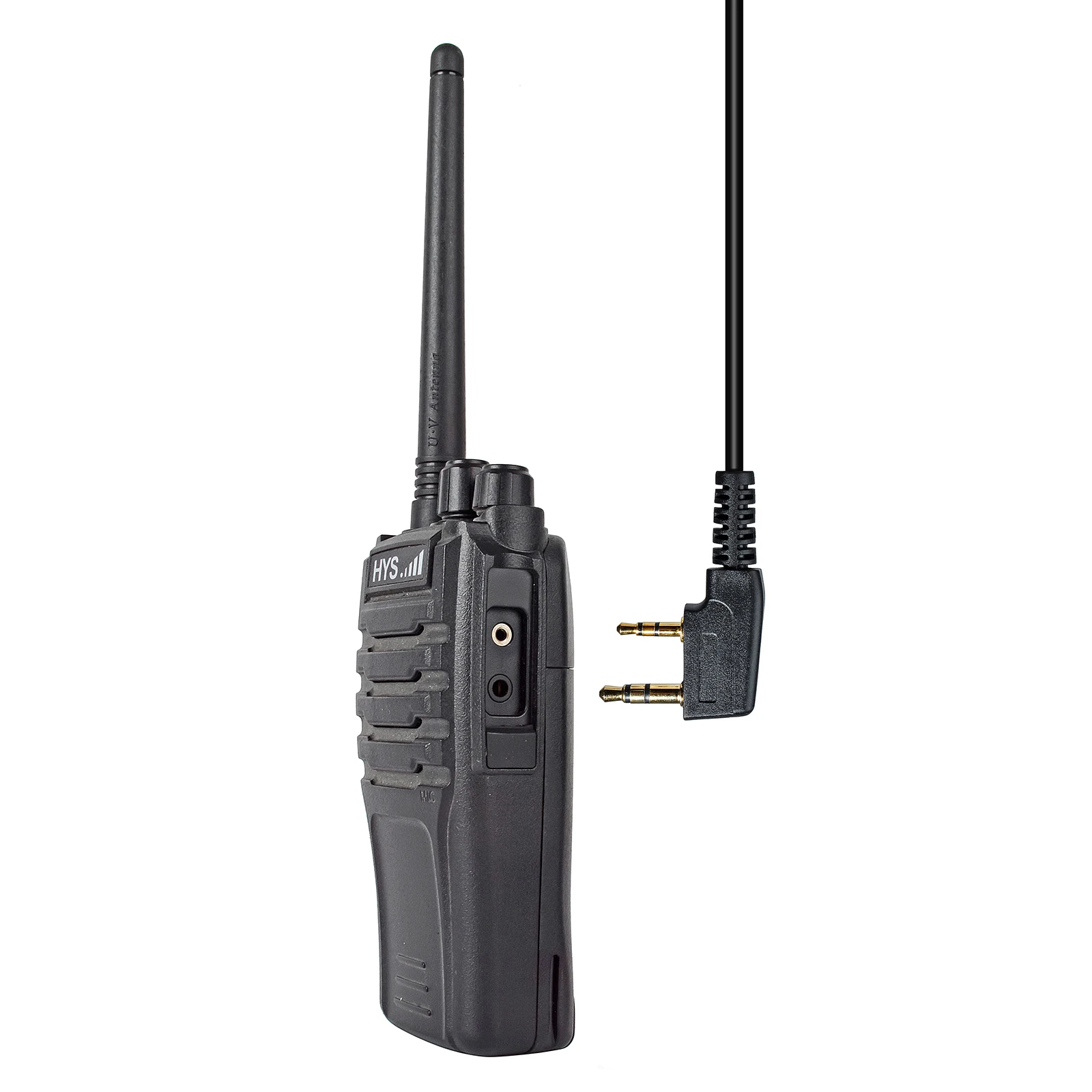 Cavo di trasferimento per cuffie auricolare audio femmina da radio a 2 pin a 3,5 mm compatibile per walkie-talkie Kenwood Baofeng Quansheng