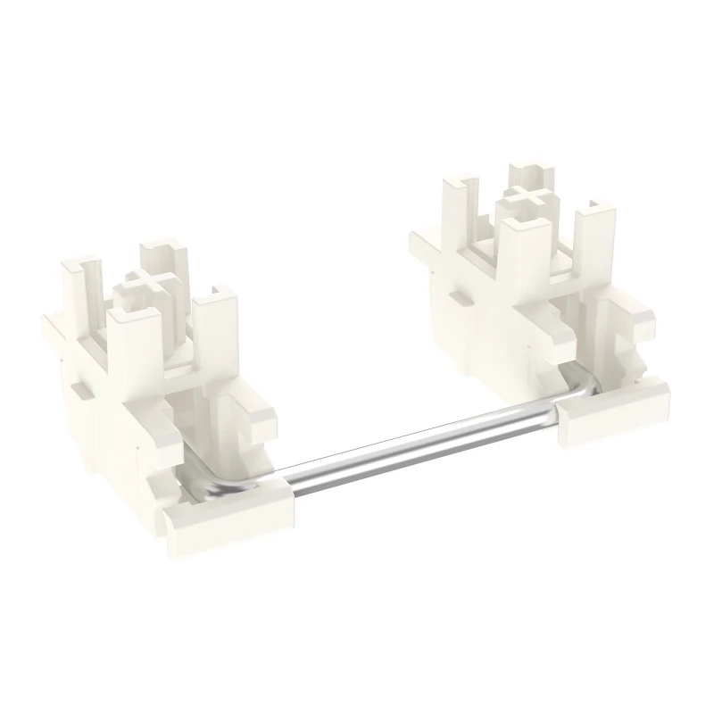 DUROCK مثبت ألواح الصلب V3 المبتكرة قبل مقصوصة الجذعية غير ضبط الاستقرار الصامت 2U 6.25U 7U مثبتات لوحة المفاتيح