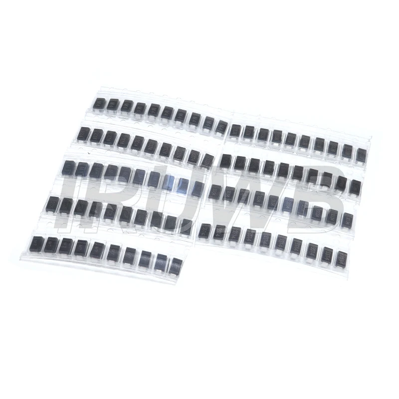 90PCS Rectifier Diode SMD Schottky Diode Kit 1N4007 1N4001 1N4004 SS14 SS24 SS34 SS16 SS26 SS36 image 2