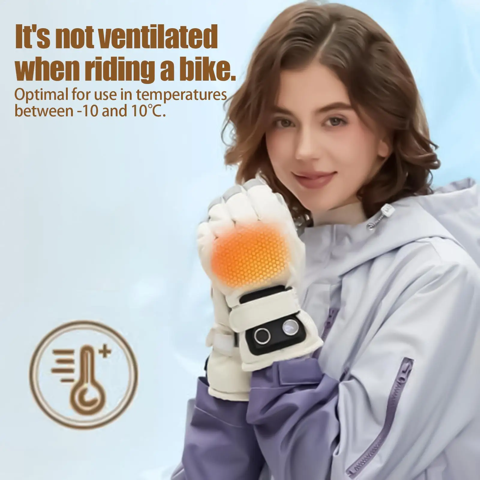 ถุงมืออุ่นสำหรับผู้หญิง 3 ระดับหน้าจอสัมผัสไฟฟ้าแบบยูนิเซ็กซ์อุปกรณ์ฤดูหนาวถุงมือทำงานแบบอุ่นสำหรับการขี่จักรยานขี่มอเตอร์ไซค์กลางแจ้ง