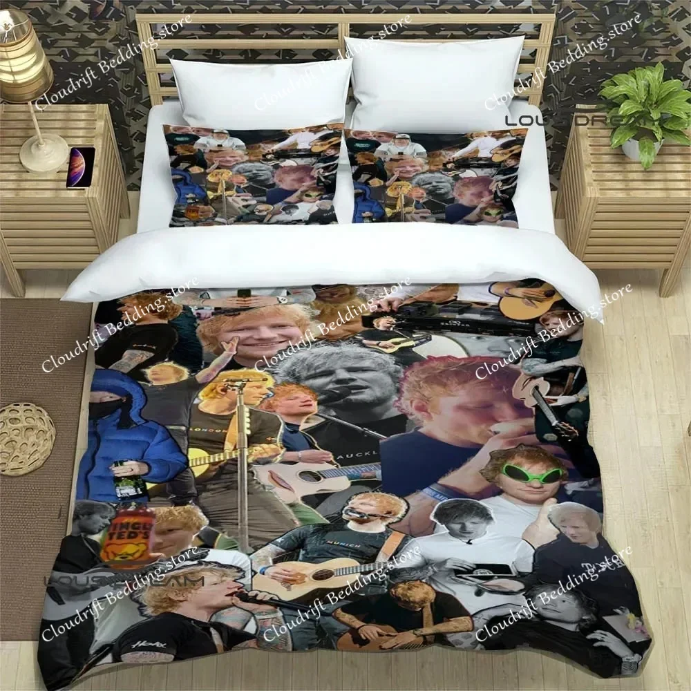 Singer Ed Sheeran printed Bedding Sets exquisite supplies set duvet cover bed comforter set bedding set luxury birthday gift