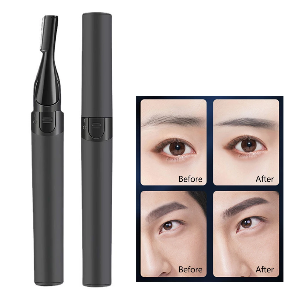 High Quality Practical Electric Face Eyebrow Scissors Hair Trimmer Mini Portable Women Body Shaver Remover Blade Razor For Sale