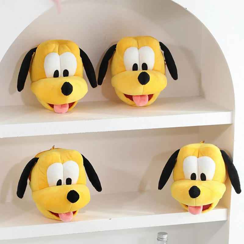 Disney Pluto Plush Toy Cute Cartoon Coin Purse Headphone Bag Pendant Children's Birthday Christmas Gift