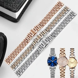 For Armani Starry Sky Stainless Steel Watch Strap Women's Steel Watch Bracelet Longines Steel Watch Band 12 14 16mm