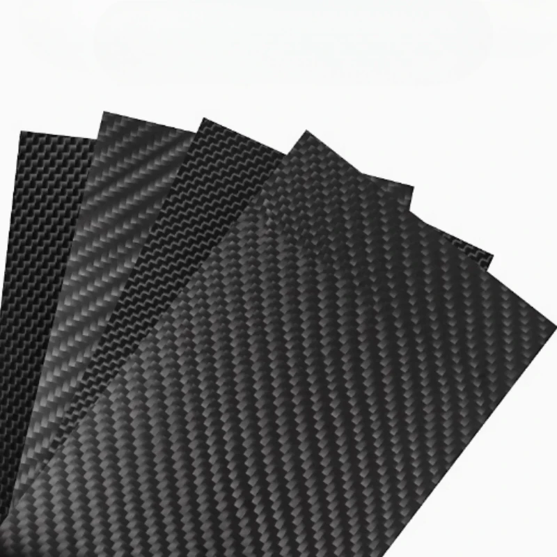 Thickness: 4/5/6/8/10mm 3K Carbon Fiber board Plain matte Twill Matte carbon fiber sheet for agriculuture 50*50mm-200*200mm
