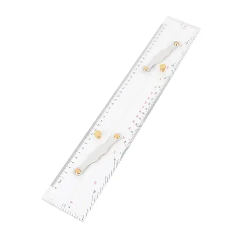 Nautical Parallel Ruler 450mm Marine Navigation Parallel Ruler High Transparency Acrylic Nautical Sea Chart Plotting Tool