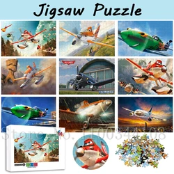 Disney Flugzeuge Puzzles für Erwachsene Kinder Bildung Spielzeug 300/500/1000 Pcs Cartoon Filme Puzzles Montieren Spiel Flitter