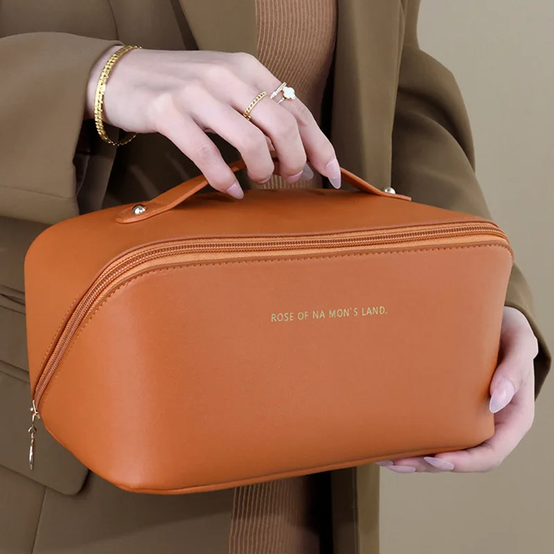 حقيبة مكياج جديدة، عضو، حقيبة وسادة عالية القيمة، حقيبة أدوات الزينة ذات سعة كبيرة، تخزين محمول للسفر