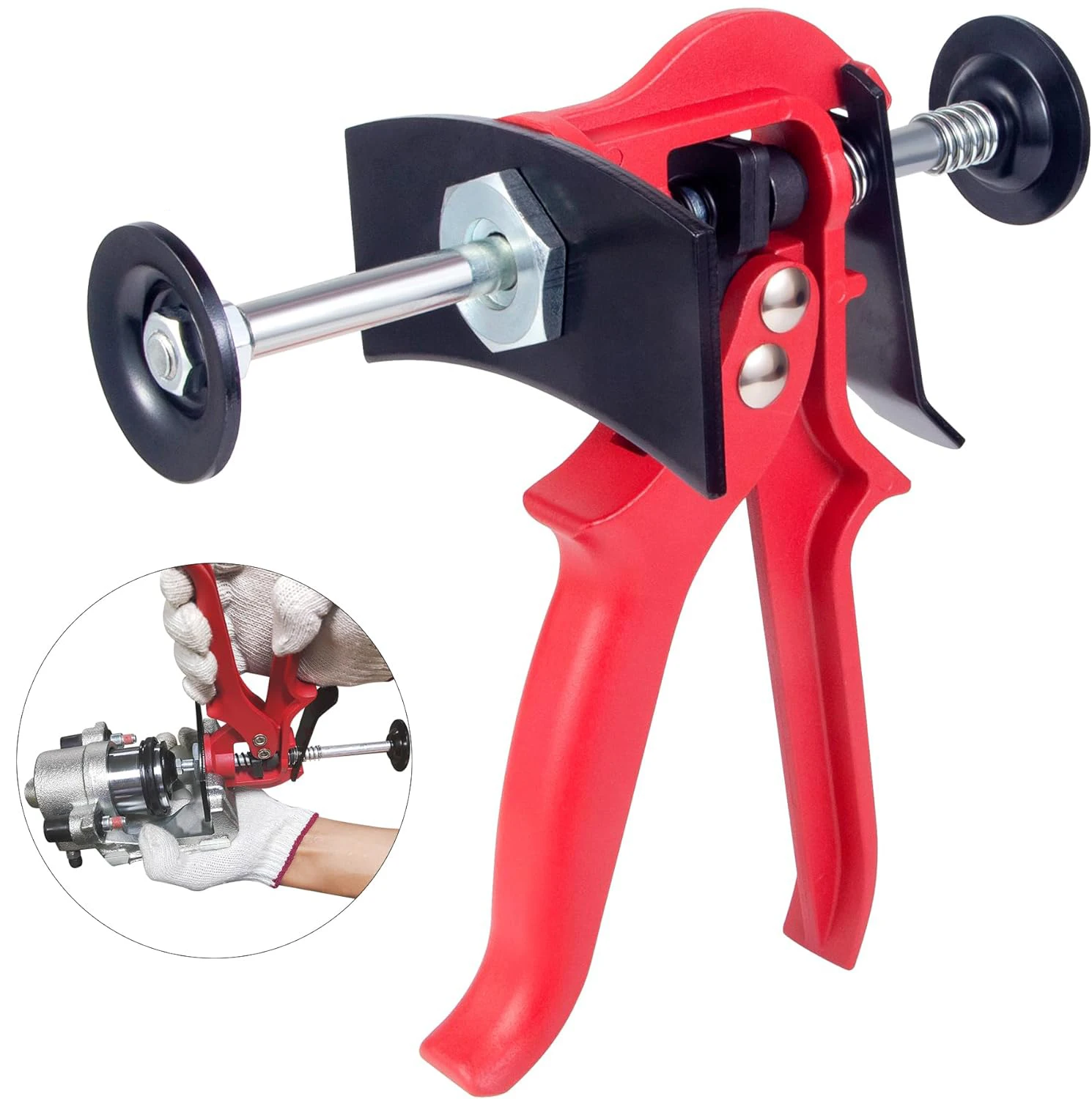 

Speedy Brake Pad Spreader,24300Brake Caliper Compression Tool,Disc Brake Pad Spreader Compatible with Most Cars and Light Trucks