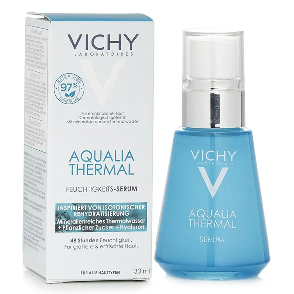 Esencia hidratante VICHY de 30 ml, esencia energizante, esencia fluida base para la piel, esencia para una hidratación duradera de 48 horas, cuidado coreano.