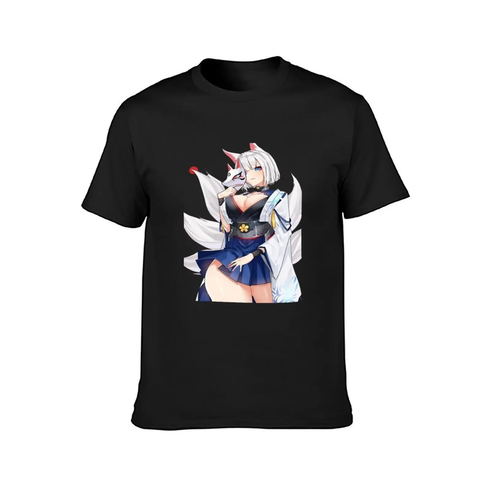 Azur Lane Kaga T-Shirt summer clothes boys whites heavyweight t shirts for men