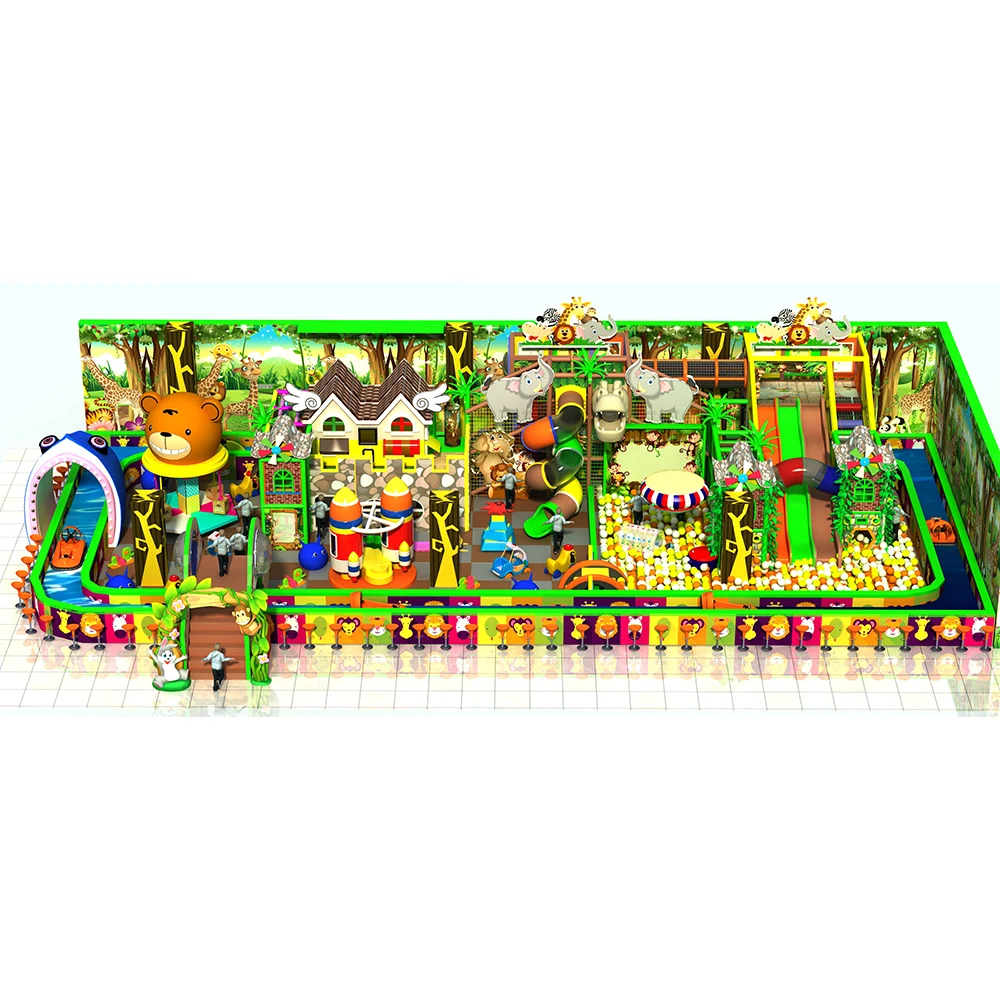 

Forest Jungle Theme Kids Playpen Playground Kids Indoor Soft Playground For Children