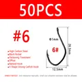 Tamaño 6 50PCS