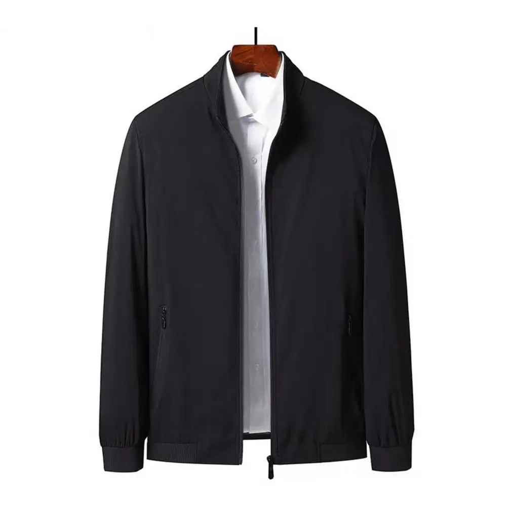 

2025 Men Windproof Jacket Stand-up Collar Smart Temperament Warmth-locking Men Winter Jacket Casual Outerwear Male coat