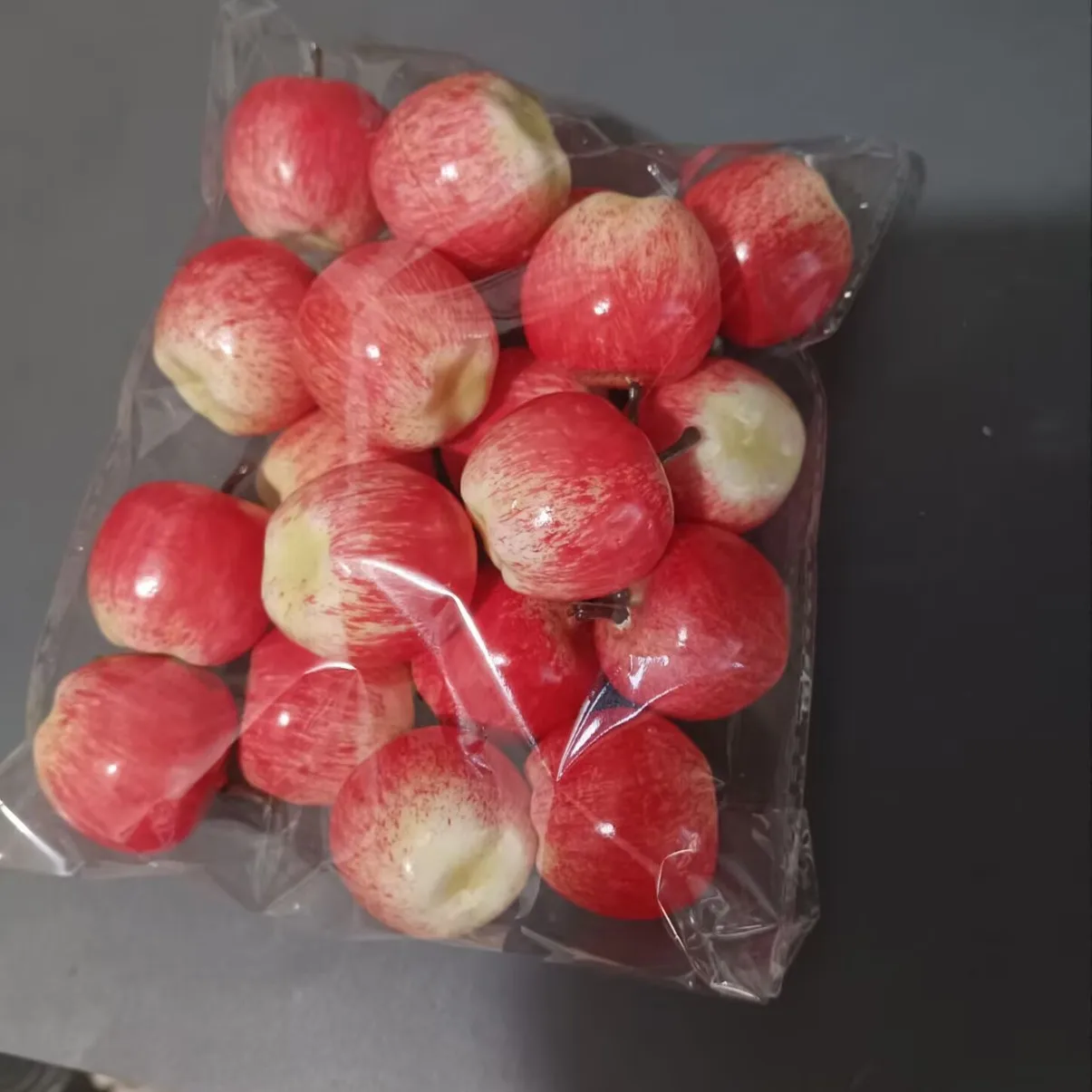 20 Piezas de Frutas y Verduras Artificiales Miniatura, Manzanas, Naranjas, Limones, Plátanos, Fresas, Chiles, Tomates Falsos para Decoración del Hogar, Cocina, Fiestas y Fotografía