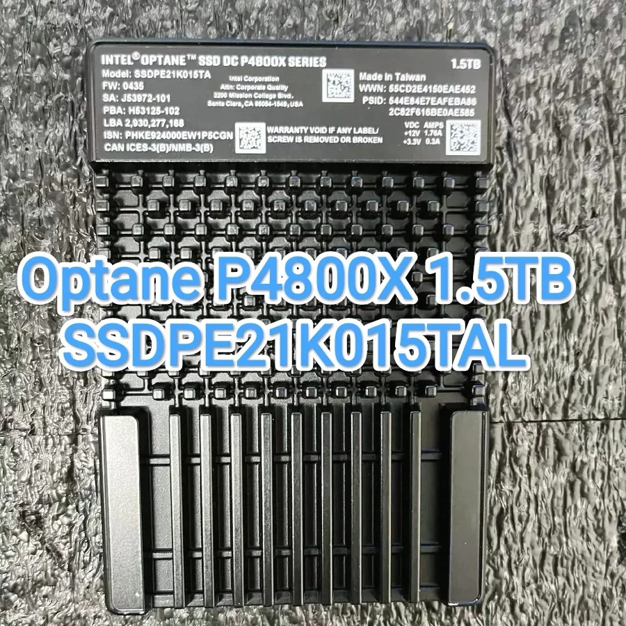 SSDPE21K015TAL For  Optane P4800X 1.5tb 2.5