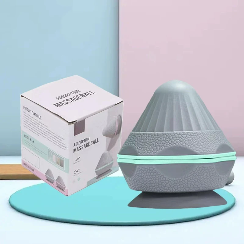 New Silicone Massage Cone Solid Adsorption Ball Psoas Thoracic Spine Back Scapula Foot Yoga Muscle Release Massage Apparatu Neck
