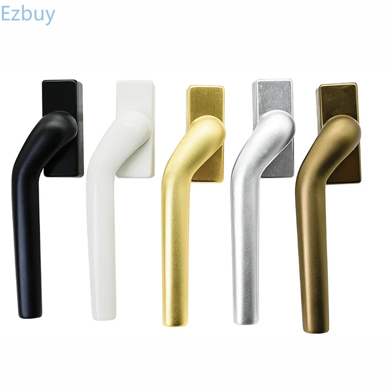 1PCS Door And Window Handles Casement Windows Broken Bridges Aluminum Alloy Window Handles Plastic Steel Inner Opening Handles