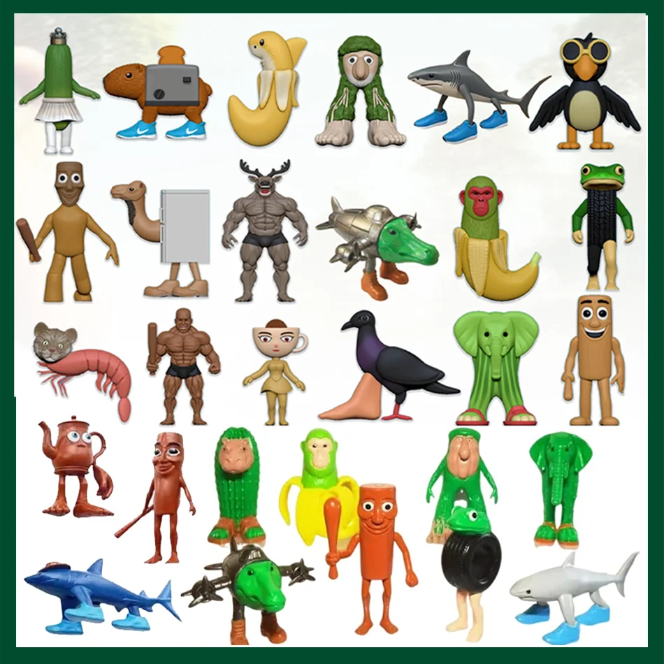

Tung Tung Tung Sahur Figure Toy Tralalero Tralala Figure Toy Tung Tung Tung Sahur Toy Tralalero Tralala Shark Figurine