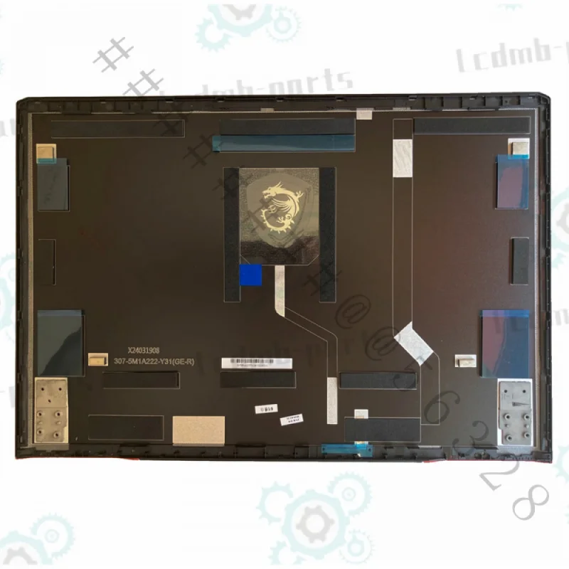 AZ+Genuine New Black LCD Back Top Lid Housing PN 307-5M1A226-Y31 For MSI Raider GE68 GE68HX MS-15M2 16 Inch Gaming Laptop