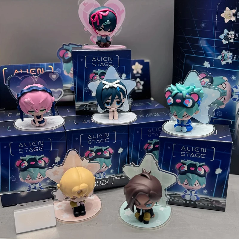 

Alien Stage Free Stage Series Blind Box TILL LUKA Two-dimensional Animation Peripherals Collection Model Doll Kid Surprise Gifts