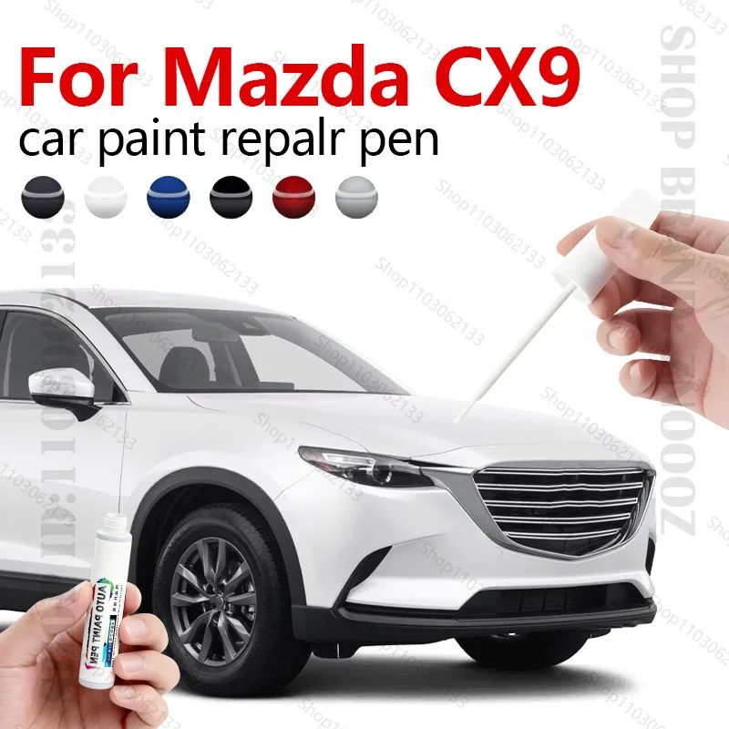 

Для 2006-2025 Mazda CX9 TB TC Ручка для ремонта краски Touch Up Средство для удаления царапин DIY Автоаксессуары Черный Белый Серебристый Красный Синий Коричневый