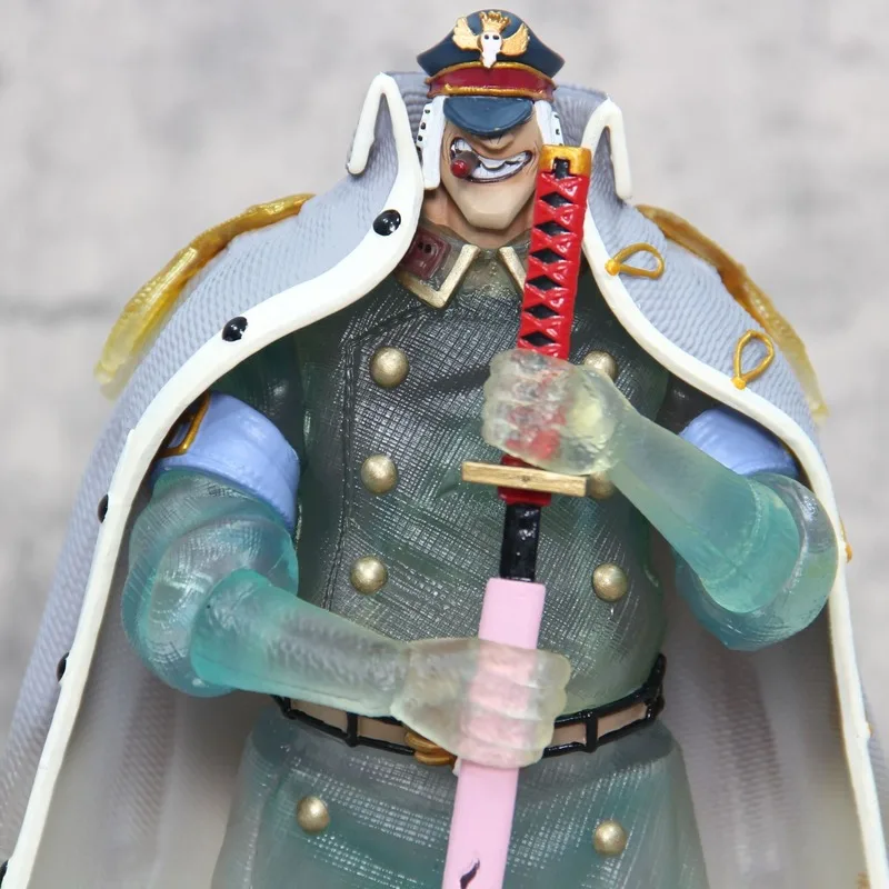 

New Sell Well Anime One Piece Invisible Man Shiryu Figure Model Toys 30cm