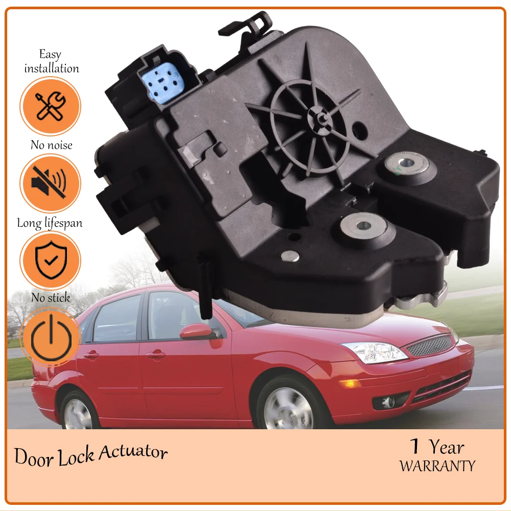 

Heavy-Duty 5-Pin Tailgate Lock Actuator Fit 2000-2003 Ford Focus Sedan,oem DLA1400,940-121,940121,4S4Z6343150AA,4S4Z7443150BB